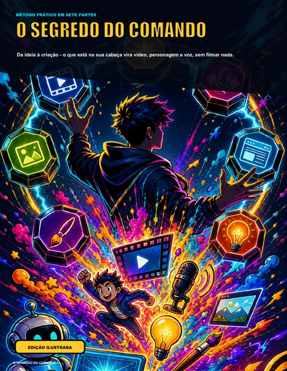 Capa da Edi&ccedil;&atilde;o Ilustrada de O Segredo do Comando